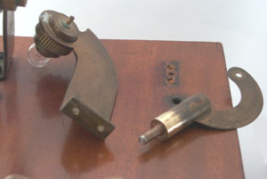 Shadow Clock wire to
            post Joint