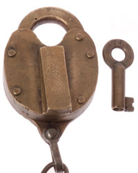 Slaymaker
                      Railroad Padlock