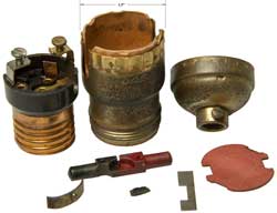 Old Edison
                  Push-On, Push-Off, Lamp Socket