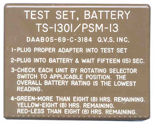 PSM-13
                  Battery Test Set