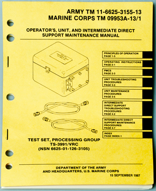TS-3991 for Steerable Null Processor Group
                  OL-275/VRC