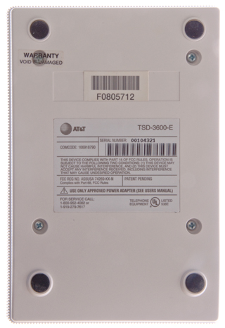 AT&T
                  TSD-3600 Telephone Security Device