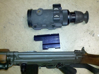 AN/PVS-4 Starlight Scope Night Vision Sight,
                Individual Served Weapon Mount FN FAL Rifle