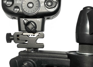 Nikon
                    SB-900 Flash on Umbrella Mount on Light Stand