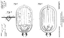 1039443
                      Telephonic transmitting appliance, John K Rhodes,
                      assigned to: Kelley Monroe Turner,1912-09-24, -
                      dual carbon mikes (711974 or 874004), volume
                      switch.
