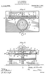 1119777 Toy type-writer, Arthur B Carroll,
                  Baumgarten & Co, 1914-12-01