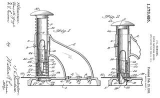 1173425
                    Paper-fastening device, J C Hawkins, Feb 29, 1916,
                    493/351; 493/392; 493/356