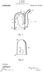 1302036
                      Ear-trumpet, Henry Hamann, 1919-04-29, -
                      re-entrant horn
