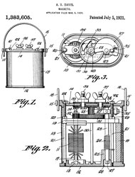 1383605
                        Magneto, Davis Alfred U, Davis Instr Mfg
                        Company, Jul 5, 1921, 310/75.00B, 310/69,
                        290/1.00E -