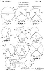 1525778 Variable condenser, Carl A Hellmann,
                  1925-02-10