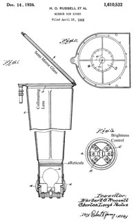1610532 Mirror
                      Gun Sight, Russell Herbert Owen, Paulus Charles
                      Leigh, 1926-12-14