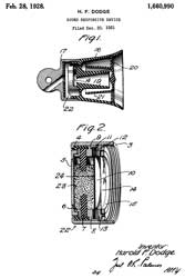 1660990
                      Sound-responsive device, Harold F Dodge, Western
                      Electric, 1928-02-28, - WE-396A