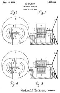 1683945
                      Telephone receiver, Baldwin Nathaniel, 1928-09-11