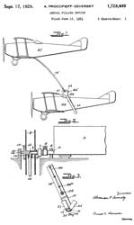 1728449
                            Aerial-filling device, Procofieff-Seversky
                            Alexander, 1929-09-17, - biplane to biplane
                            aerial refueling