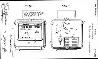 1744307
                      Taximeter construction, Gluck Julius, Ohmer Fare
                      Register Co, 1930-01-21