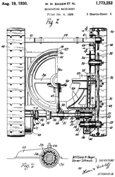 1773252 Excavating Machinery, William M. Eager
                    (Bucyrus-Erie Co.), Aug 19, 1930