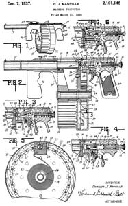 2101148 Machine
                  projector, Charles J Manville, 1937-12-07