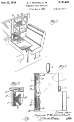 2164251
                      Portable radio receiver, Jr Eugene F
                      Mcdonald,1939-06-27