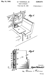 2200674 Radio
                      apparatus, Jr Eugene F Mcdonald, 1940-05-14
