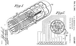 2231697
                              Electron multiplier, Vladimir K Zworykin,
                              Jr Richard L Snyder, RCA, 1941-02-11, -
                              931 Photomultiplier