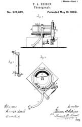 227679
                              Phonograph, T. A. Edison, 1880-05-18