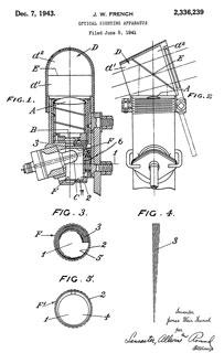2336239 Optical
                      sighting apparatus, French James Weir, Barr and
                      Stroud Ltd, 1943-12-07 -