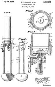 2353971 Portable
                  grenade gun, Cleve F Shaffer, Herman J Fanger,
                  Gruenhagen Henry, 1944-07-18