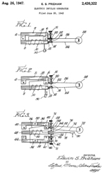 2426322 Electric impulse generator, Edwin S
                  Pridham, Magnavox, App: 1943-06-30