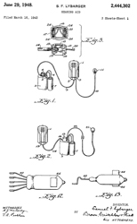 2444302 Hearing
                      aid, Samuel F Lybarger, E A Myers & Sons, App:
                      1943-03-16
