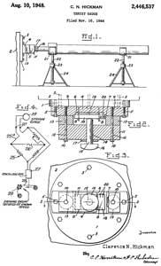 2446537 Thrust
                  gauge, Clarence N Hickman, Sec of War,
                  Filed:1944-11-16, Pub: 1948-08-10