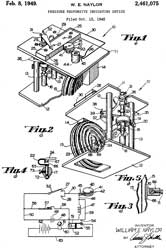 2461075
                      Pressure responsive indicating device, William E
                      Naylor, Bendix Aviation Corp, App: 1945-10-12,
                      Pub: 1949-02-08