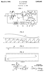2463642 Wave
                      analysis, Ralph K Potter, Bell Labs, App:
                      1946-12-04