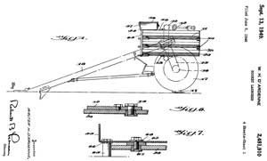 2481910 Rocket launcher, Ardenne Walter H D,
                  Heintz Manuf Co, App: 1946-06-05