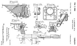 2496316
                          Rocket projector, Leslie A Skinner, Edward G
                          Uhl, App: 1943-09-22, (W.W. II), Pub:
                          1950-02-07, - M-9 Bazooka