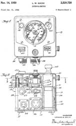2529728
                              Intervalometer, Leonard W Gacki, Fairchild
                              Camera and Instrument Corp, App:
                              1944-01-31, Pub: 1950-11-14, - B-3