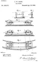 256571 Car Truck, C.W. Hunt, Apr 18, 1882