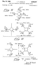 2935947
                              Three axis gyroscopic aerodynamic damping
                              system, Leonard T Jagiello, Sec of Navy,
                              10 May 1960