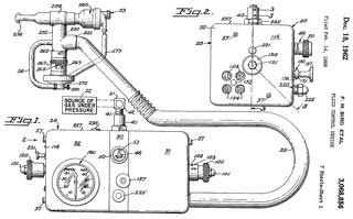 3068856 Fluid
                      control device, Forrest M Bird, Henry L Pohndorf,
                      App: 1958-02-14, Pub: 1962-12-18