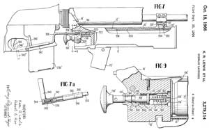3279114
                          Grenade launcher, Karl R Lewis, Robert E Roy,
                          Colts, 1966-10-18, - XM-148