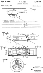 3469444
                        Launching apparatus, William H Ayer, Sippican
                        Ocean Systems, 1967-07-17
