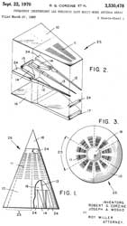 3530478
                      Frequency independent log periodic slot multi-mode
                      antenna array