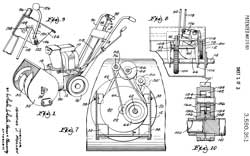 3580351 Self-propelled garden tractor vehicle,
                  Ignatius J Mollen, Ariens Co, 1971-05-25