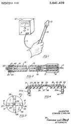 3641439
                          Near-field radiation monitor, Edward E Aslan,
                          Narda Microwave, 1972-02-08, 343/703; 324/106;
                          250/336.1 - 8210 meter & 8221 Probe (8211
                          meter & 8223 probe?)