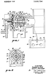 3688794
                      Exhalation valve for respirator, Forrest M Bird,
                      Henry L Pohndorf, 1972-09-05