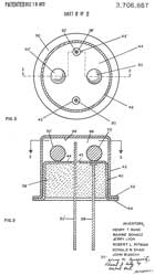 3706867 Electronic anti-intrusion device, Henry
                    T Rand, Maxine Bohacz, Jerry Lyon, Robert L Pitman,
                    Donald N Shaw, John Bianchi, U.S. Army, Feb 18,
                    1971