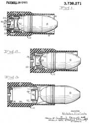 3738271 Grenade round with means giving forward
                  momentum to the fired case, Costa N La, AAI Corp,
                  App:1970-12-18