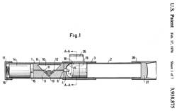 3938875 Sight for use on hand firearms and a
                    method of using it, Nils Inge Algot Ruder,
                    1976-02-17, - Armson Oculled Eye Gunsight (OEG)
                    includes Az & El knobs at center of scope tube,
                    Mercury switch turns on light when rifle is held
                    horizontal