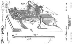 450107 Type Writing Machine, Thomas Oliver,
                  1891-04-07