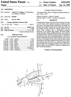 4512051
                      Handtool, Arthur S. C. Magan, 1985-04-23, 7/128