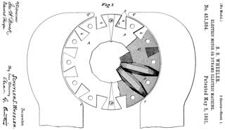 451884 Electric
                  Motor or Dynamo Electric Machine, S.S. Wheeler,
                  Crocker-Wheeler Electric Motor Co, 1891-05-05